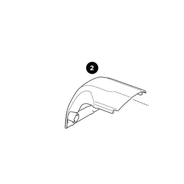 Thule Front Cover Left Thule Edge Fixpoint linke Kappe als Ersatzteil