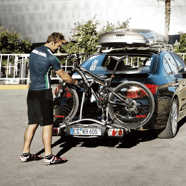 Thule EuroWay G2 Fahrradträger für 2 Räder für die Anhängerkupplung