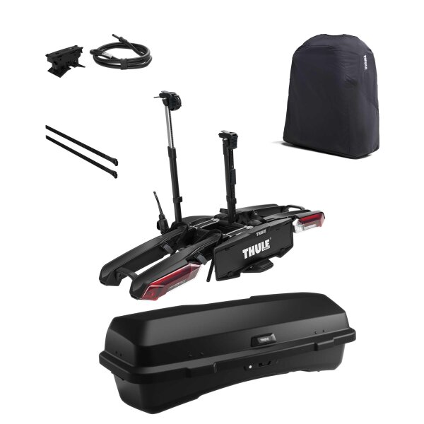 Thule Epos 2 - Klappbarer Kupplungsfahrradträger inkl. verschiedene Erweiterungen