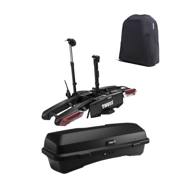Thule Epos 2 - Klappbarer Kupplungsfahrradträger inkl. verschiedene Erweiterungen